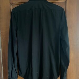 American Eagle Outfitters Men's Black Button Down Shirt